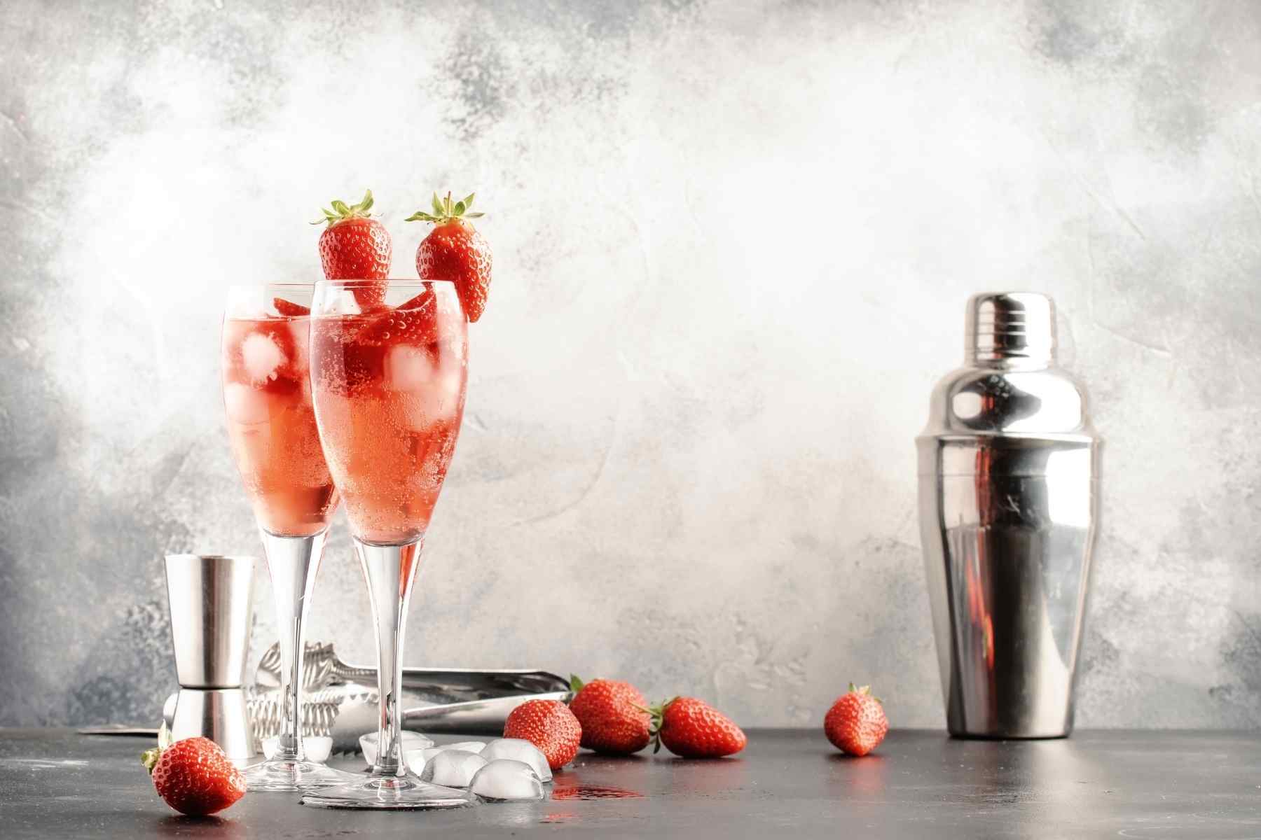 A Bellini With Berries — Try Tribe’s Sweet CBD Rossini Cocktail